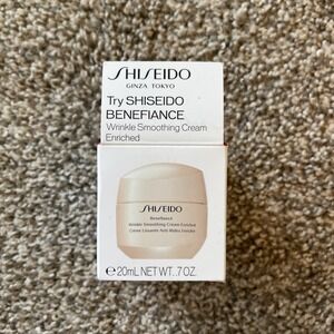 SEALED Shiseido Benefiance Wrinkle Smoothing Cream Enriched .7 oz 20ml